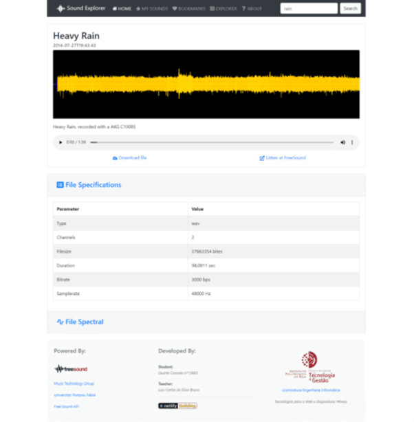 SoundExplorer – Audio File Search and Analysis